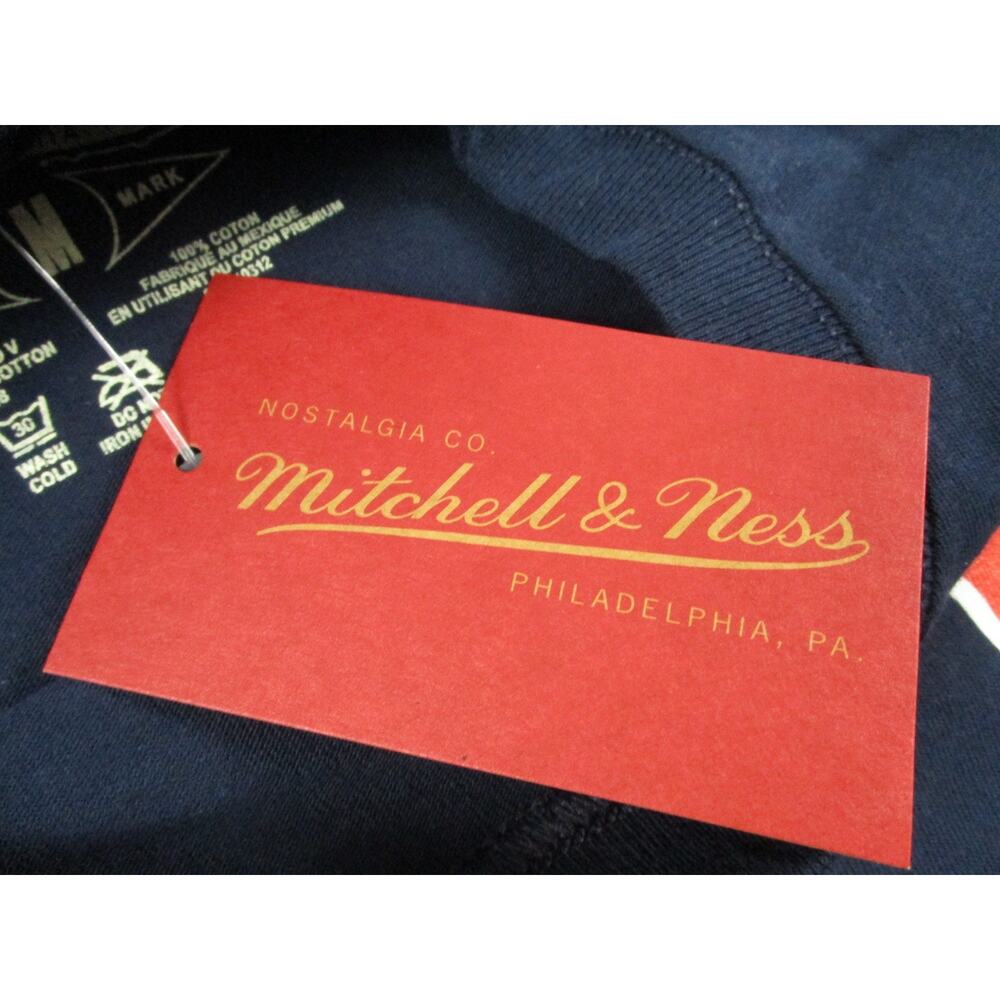 Boston Red Sox Shirt Men Med Blue MLB Baseball Cooperstown Mitchell Ness 1389-90 - Picture 6 of 10